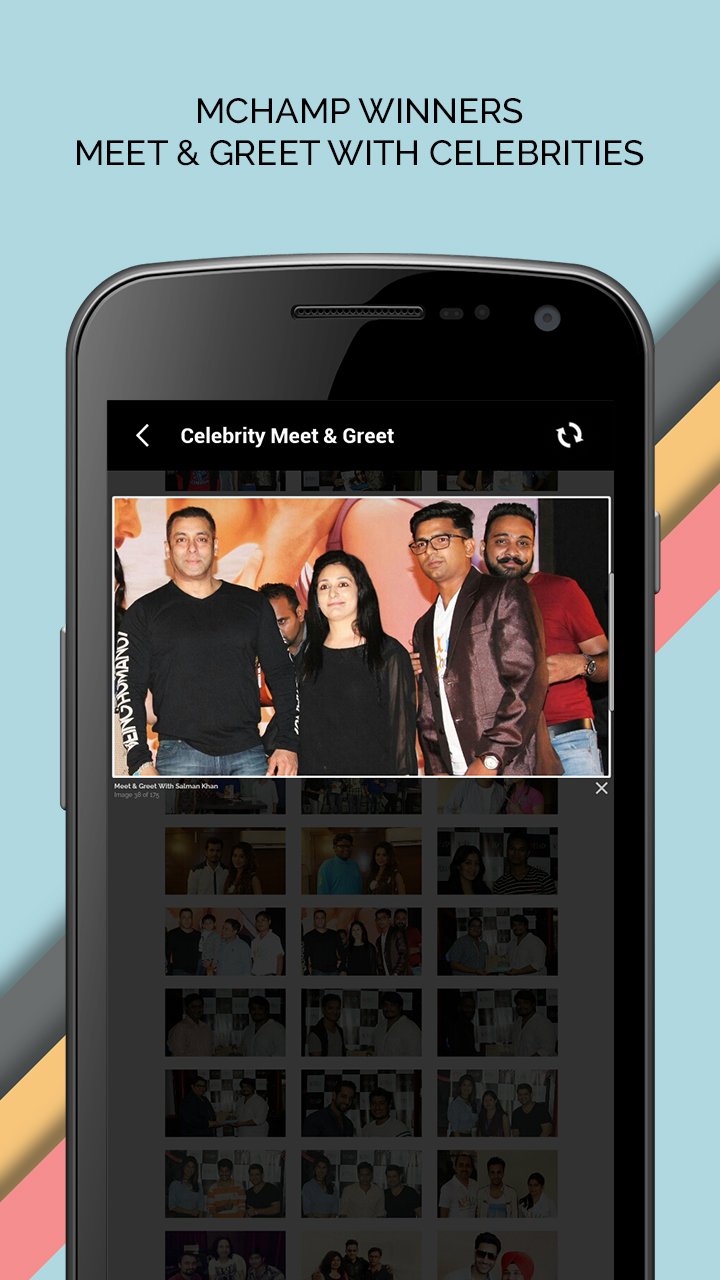 mChamp App Review Play Contests Win-Chance to Meet Celebrities