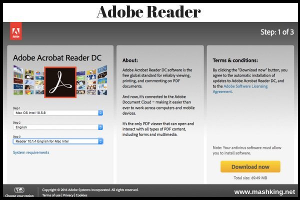 adobe printer free download for mac