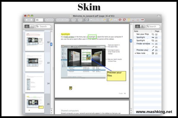 Skim- Mac PDF Reader