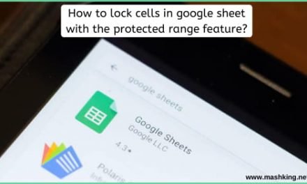 How To Lock Cells In Google Sheet With The Protected Range Feature?