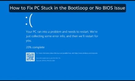 How to Fix PC Stuck in the Bootloop or No BIOS Issue?